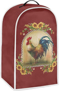 Sunflower Rooster Print Blender Dust Cover, Stand Mixer or Coffee Maker by Annejudy