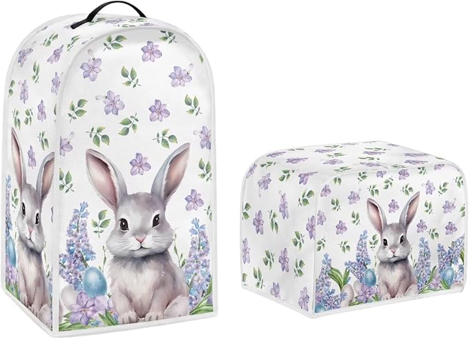Easter Day Decoration Cute Rabbit Kitchen Appliance Covers Set Washable Kitchen by Pointodoor