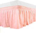 Peach Wrap Around Bed Skirts by Unknown