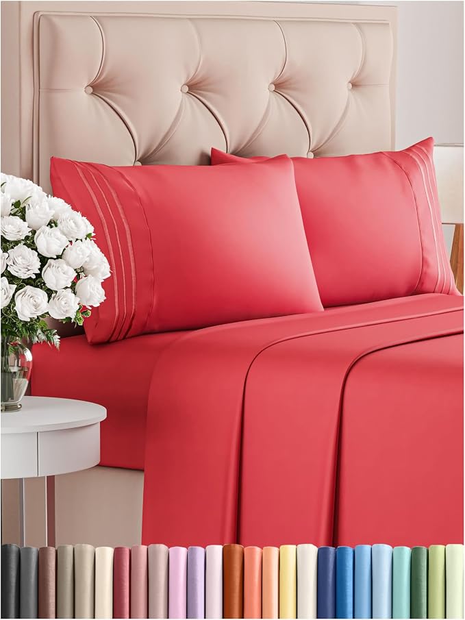 King Size 4 Piece Sheet Set by CGKUnlimited