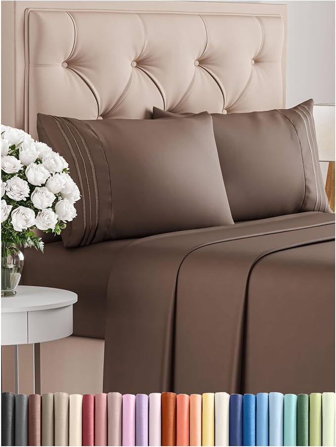 Cal King Size 4 Piece Sheet Set by CGKUnlimited