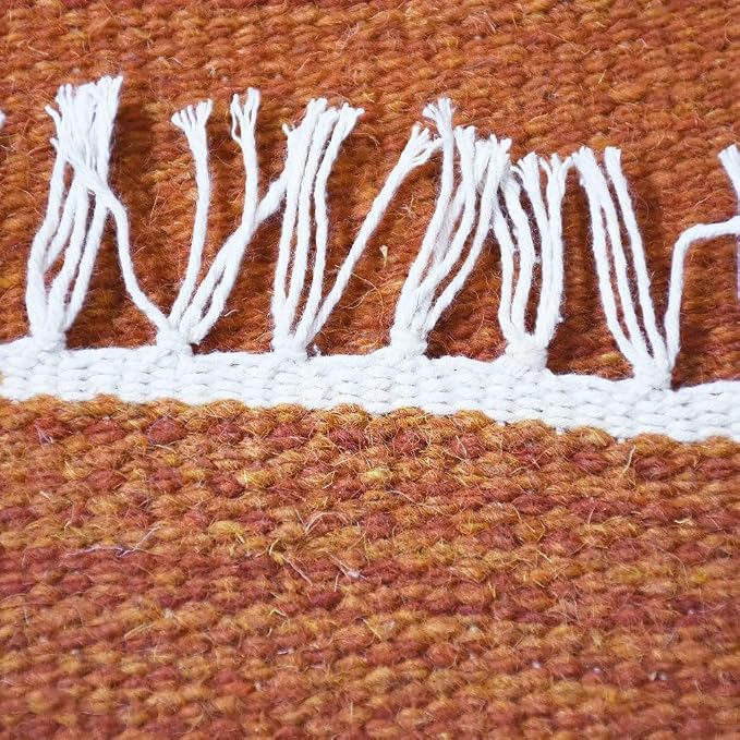 Rugsotic Carpets Hand Woven Flat Weave Kilim Wool ECO-Friendly Area Rugs - Image 8