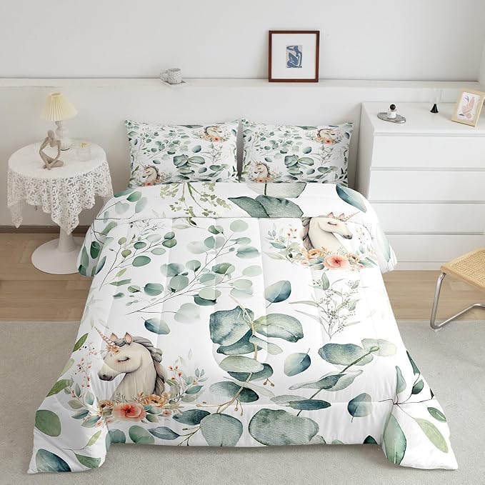 Erosebridal Kids Cute Animal Toddler Size Comforter Set - Image 2