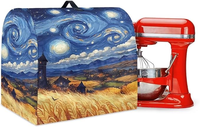 Blue Starry Night Print Mixer Cover Dust Covers by Unknown