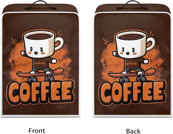 Coffee Maker Dust Cover Funny Mixer Small Kitchen Appliance Protector Foldable - Image 2