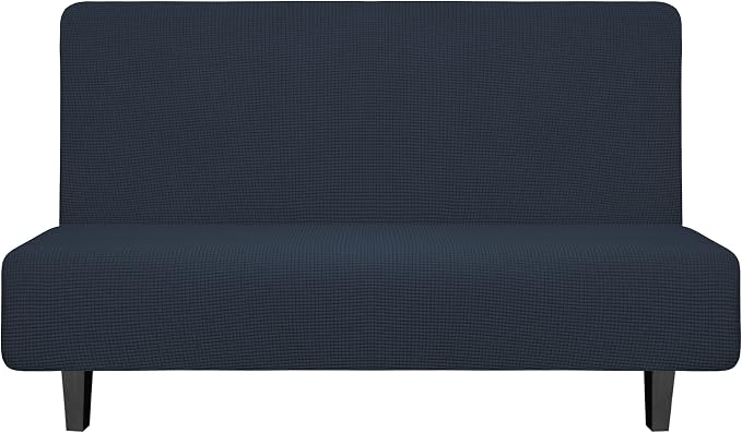 Easy-Going Stretch Futon Slipcover Armless Futon Bed Cover Furniture Protector by Easy-Going