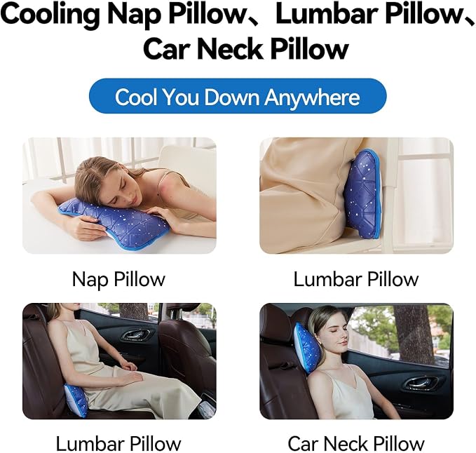 Small Cooling Gel Pillow, Kids Pillow 15" x 7", Cool Pillows - Image 9