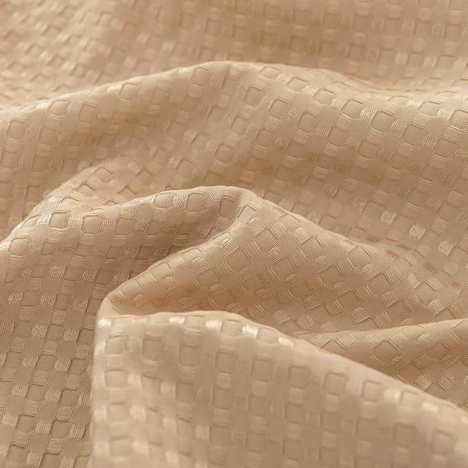 Bed Skirt Full Size, Pleated Waffle Weave Bed Skirt - Image 7