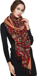 DANA XU 100% Merino Wool Pashmina Shawl by DANAXU
