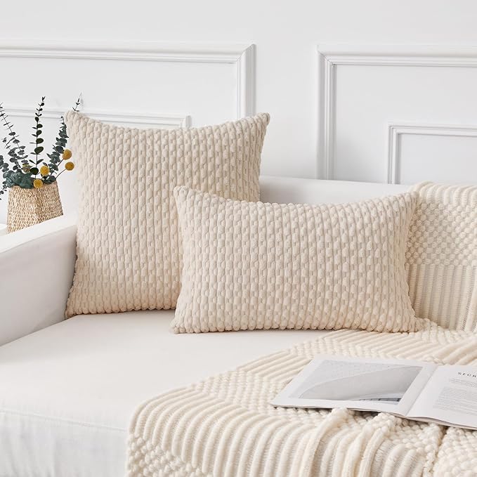 Kevin Textile 14x24 Inch Pillow Cover 1 Pack Boho Decorative Soft Striped - Image 5