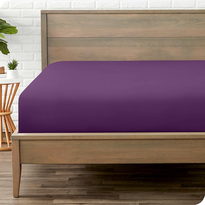 Bare Home Fitted Bottom Sheet Queen Size by BareHome