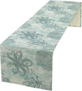Coastal Sea Shell Starfish Table Runner Summer Ocean Beach Table Runner by Unknown
