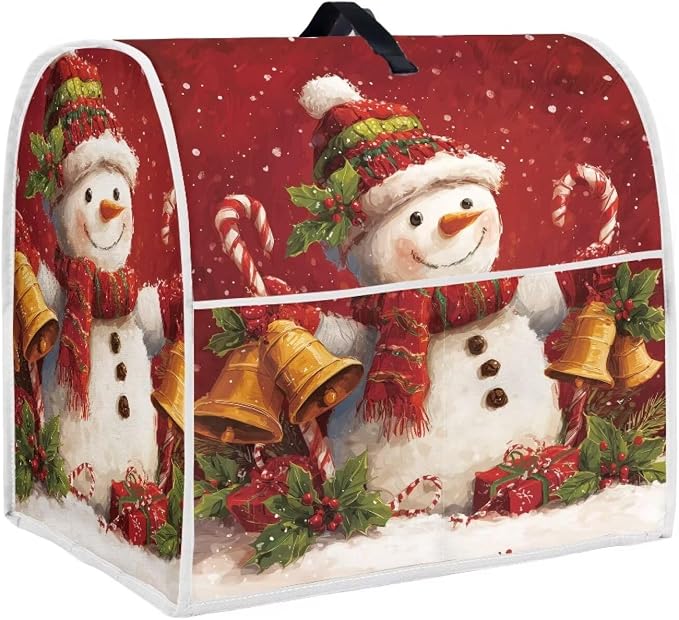 Christmas Stand Mixer Cover 6-8Qt Cute Mixer Cover Washable Anti-Stain by HUISEFOR