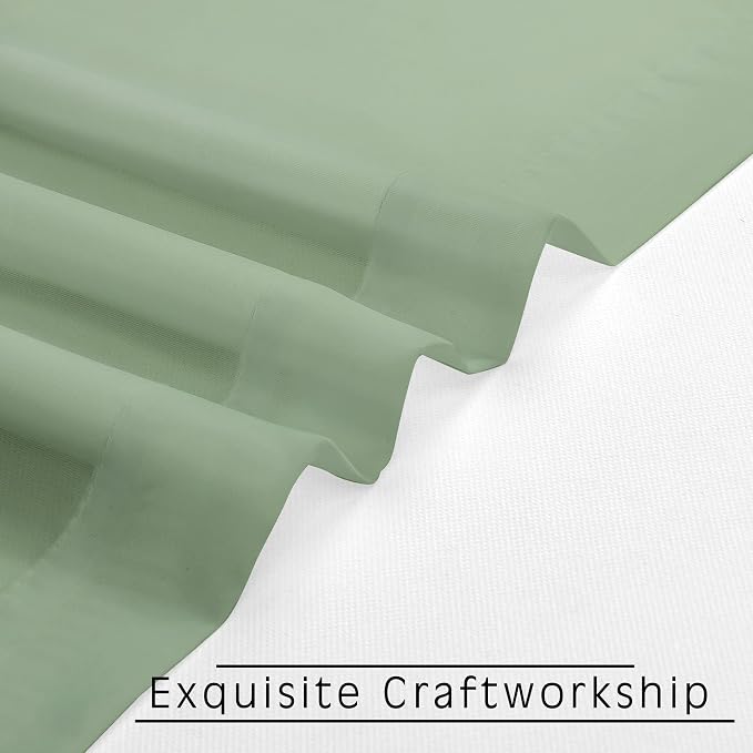 OVZME Living Room Sheer Curtains 120" Length 2 Panels Set - Image 7
