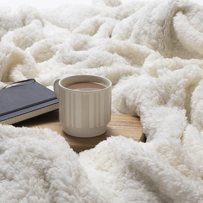 CARSTENS, INC. Ultra Premium Super Soft Plush Sherpa Fleece Oversized Throw - Image 6