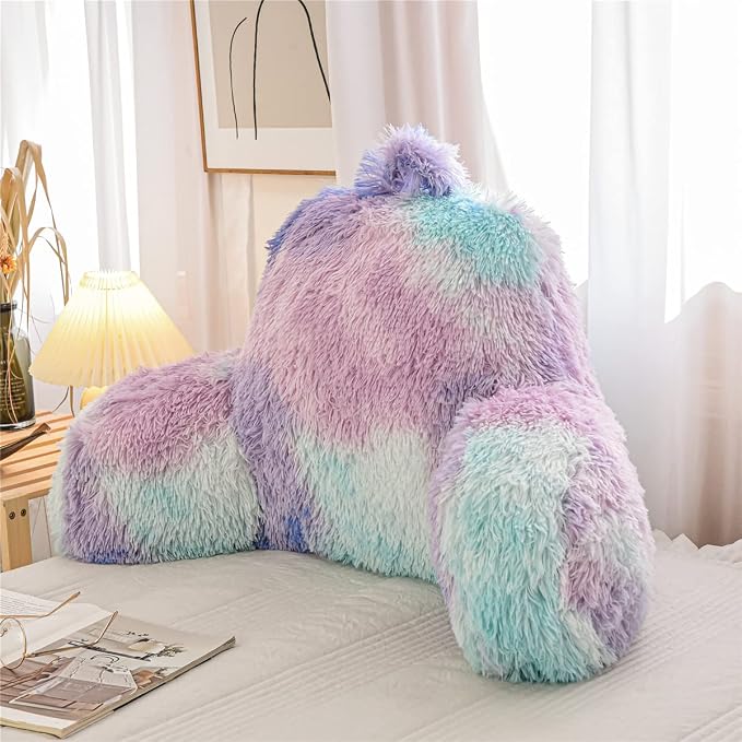 Holawakaka Reading Pillow for Sitting up in Bed Sofa Kids Teens, Backrest Pillow by Holawakaka
