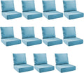 Outdoor Cushion Set for Furniture Patio Furniture, UV Resistant, Water Resistant by PLANNTONNEO