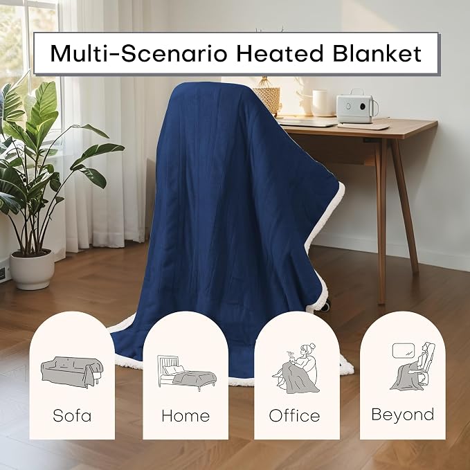 Electric Heated Blanket Full Size 72"x84" - Image 6