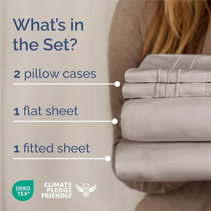 King Size 4 Piece Sheet Set - Image 2