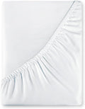 Royale Linen 400 Thread Count 100% American Grown Cotton Fitted Sheet Twin Size by ROYALELINENS