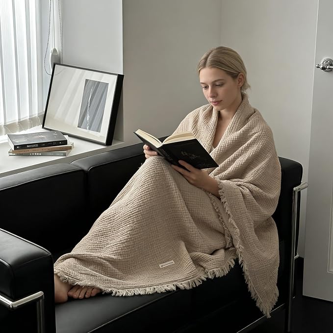 MorroMorn 100% Cotton Muslin Blanket - Image 6