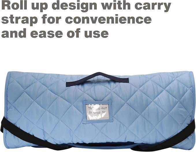 EVERYDAY KIDS Cute Preschooler and Toddler Cot Nap Mat - Image 8