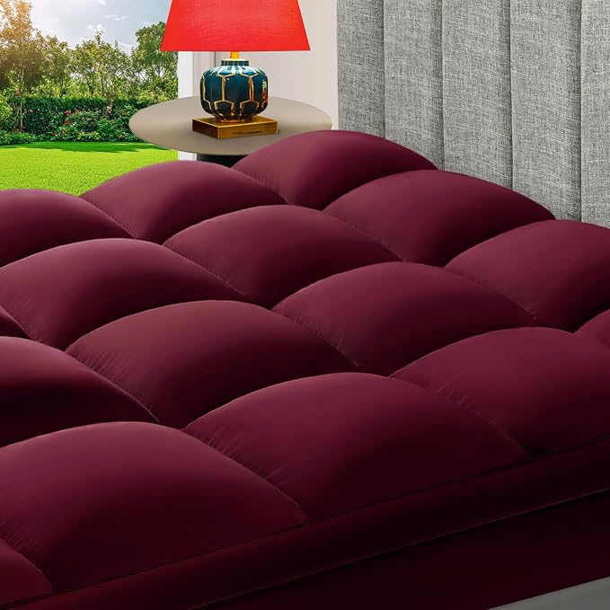 CHOKIT King Mattress Topper, Extra Thick Pillow Top Mattress Pad by CHOKIT