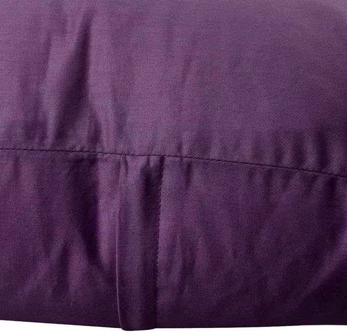 4-Pack 100% Cotton Comfortable Solid Decorative Throw Pillow Case, Thmyo Square - Image 9