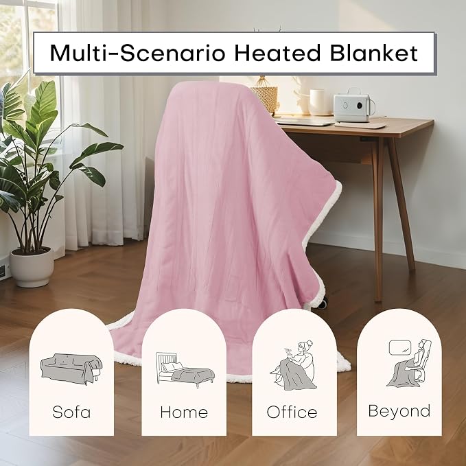 Electric Heated Blanket Twin Size 62"x84" - Image 6