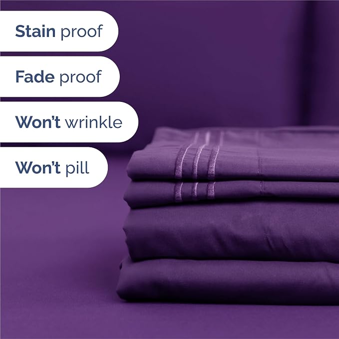 Split King Size 5 Piece Sheet Set - Image 5