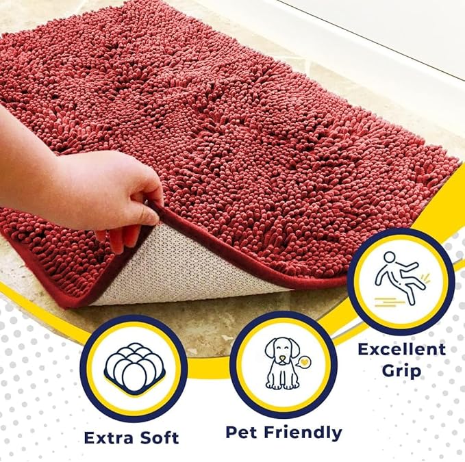 Muddy Mat® Shown on TV – Super Absorbent Door Mat Indoor, Microfiber Quick Dry - Image 2