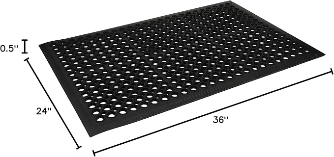 Envelor Anti Fatigue Rubber Floor Mat Non-Slip Restaurant Mat - Image 11