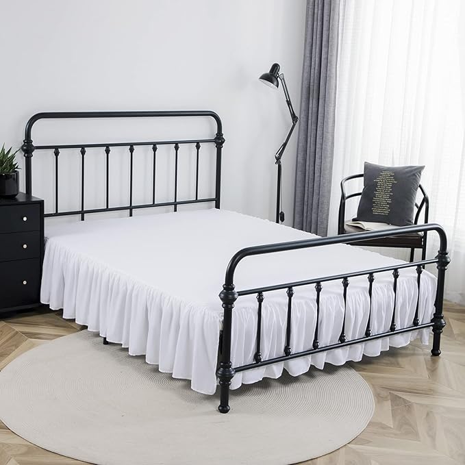 Bed Skirt Queen Size Ruffled Bed Skirt - Image 2