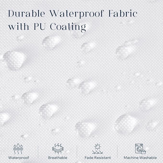 Phantoscope Pack of 2 Premium Outdoor Pillow Inserts, Dual Usage Waterproof - Image 2