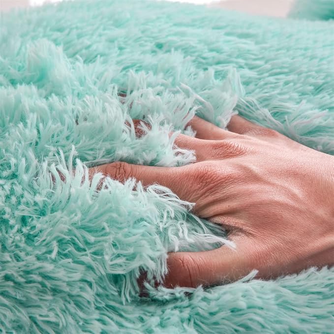 Holawakaka Standard Faux Fur Bed Rest Pillow - Image 9