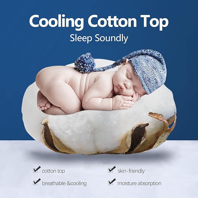COONP Full XL Mattress Topper, Extra Thick Pillowtop, Cooling Plush Mattress - Image 3