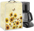 Mumeson Sunflower Coffee Maker Dust Cover by Mumeson