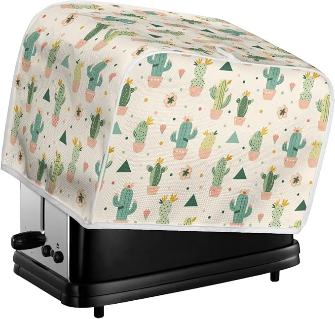 ZFRXIGN Cactus Toaster Cover 4 Slice Wide Slot Toaster Dust Covers Oven Cover - Image 5