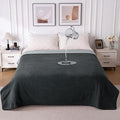 QiyI Waterproof Blanket for Bed King Size, Washable Reversible Bed Cover by QIYI