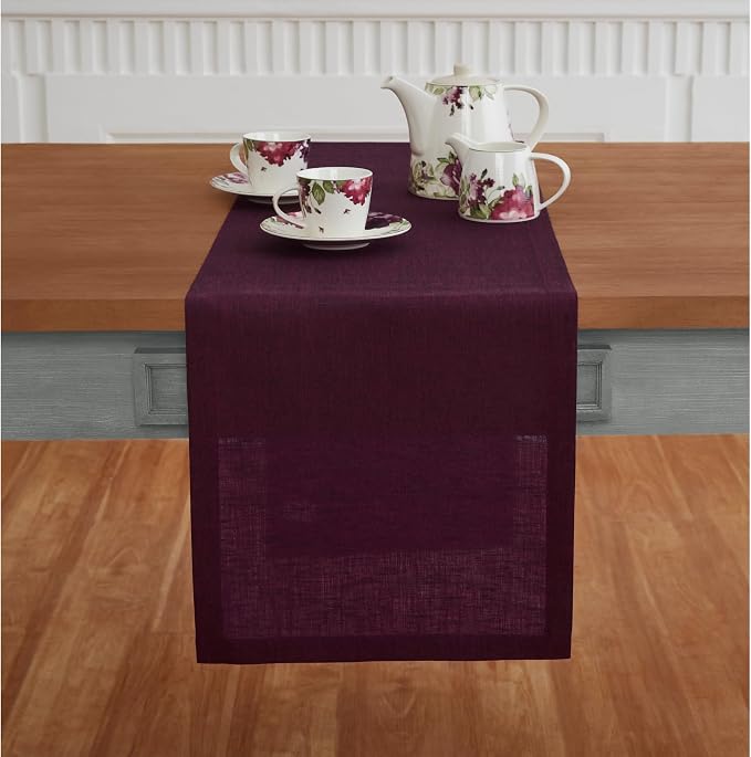 Solino Home Linen Short Table Runner 60 Inches - Image 2