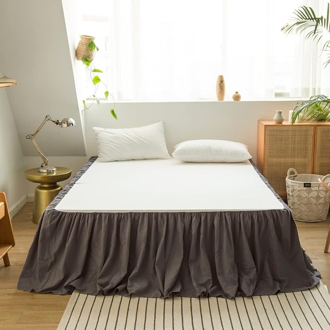 BISELINA French Linen Bed Skirt - Image 5