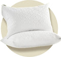 CoolShields Pillow Protector Queen – Waterproof Zippered Pillow Covers by CooShields
