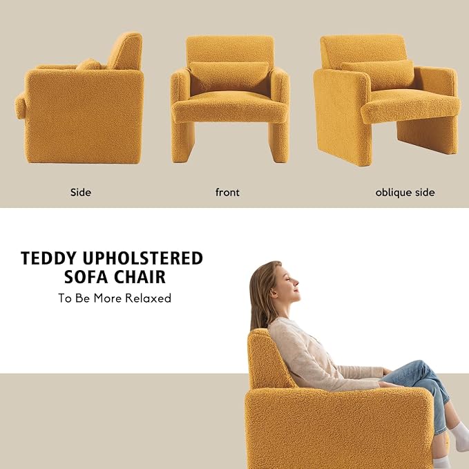 Gaussen Mid Century Modern Accent Chair - Image 5
