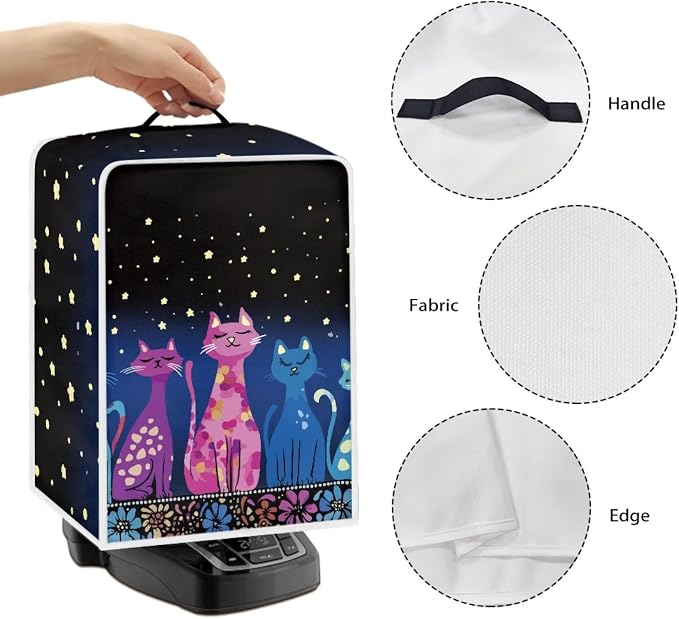 Coffee Maker Cover Dust Cover, Art Washable Dustproof Mixer Protector - Image 5