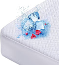 Cooling Waterproof Mattress Protector Twin Size, Mattress Cover 3D Air Fabric by Hanherry