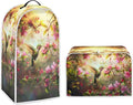 Hummingbird Dust Cover Set Washable Coffee Maker Appliance Blender Covers by Pointodoor