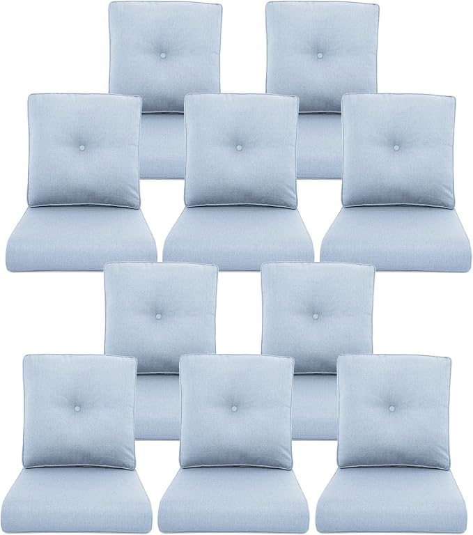 10-Piece Outdoor Patio Cushion Set by Pugire