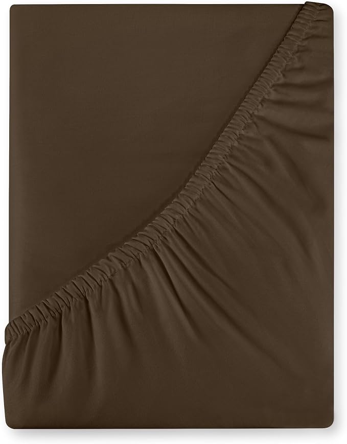 Royale Linens 400 Thread Count 100% American Grown Cotton Fitted Sheet Queen by ROYALELINENS