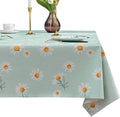Square Table Cloth, 100% Waterproof Tablecloth OilProof SpillProof Vinyl Table by Unknown