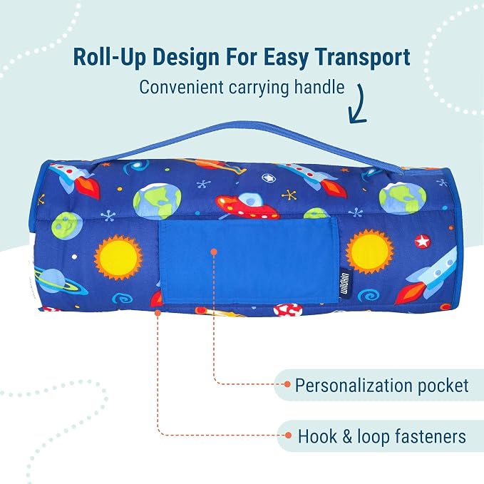 Wildkin 43-inch Kids Nap Mat – Soft Microfiber Toddler Sleeping Mat - Image 4